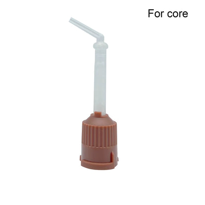 50Pcs Dental Materials Dentistry Silicone Rubber Conveying Mixing Head Disposable Impression Nozzles Mixing Tips Mixing Tube