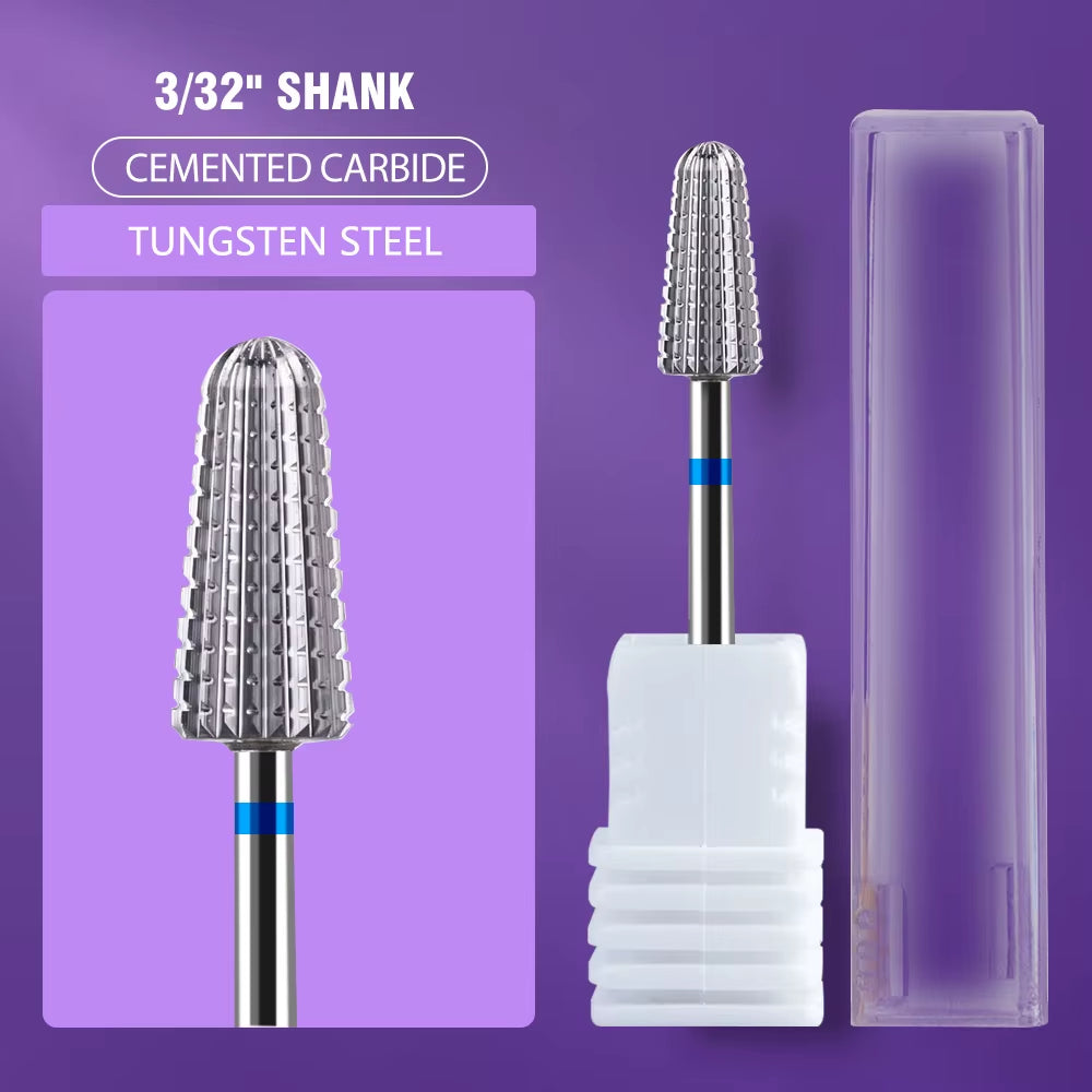 1Pc Nail Drill Bit Rotate Burr Milling Nail Cutter Bits Electric Drill Machine for Manicure Pedicure Tools