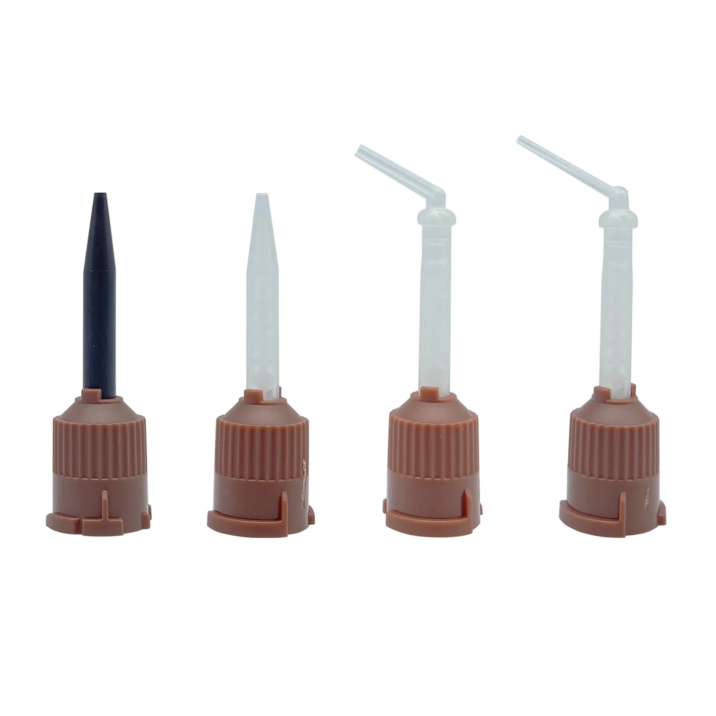 50Pcs Dental Materials Dentistry Silicone Rubber Conveying Mixing Head Disposable Impression Nozzles Mixing Tips Mixing Tube