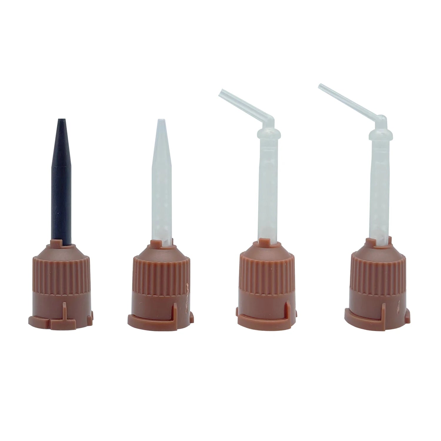 50Pcs Dental Materials Dentistry Silicone Rubber Conveying Mixing Head Disposable Impression Nozzles Mixing Tips Mixing Tube