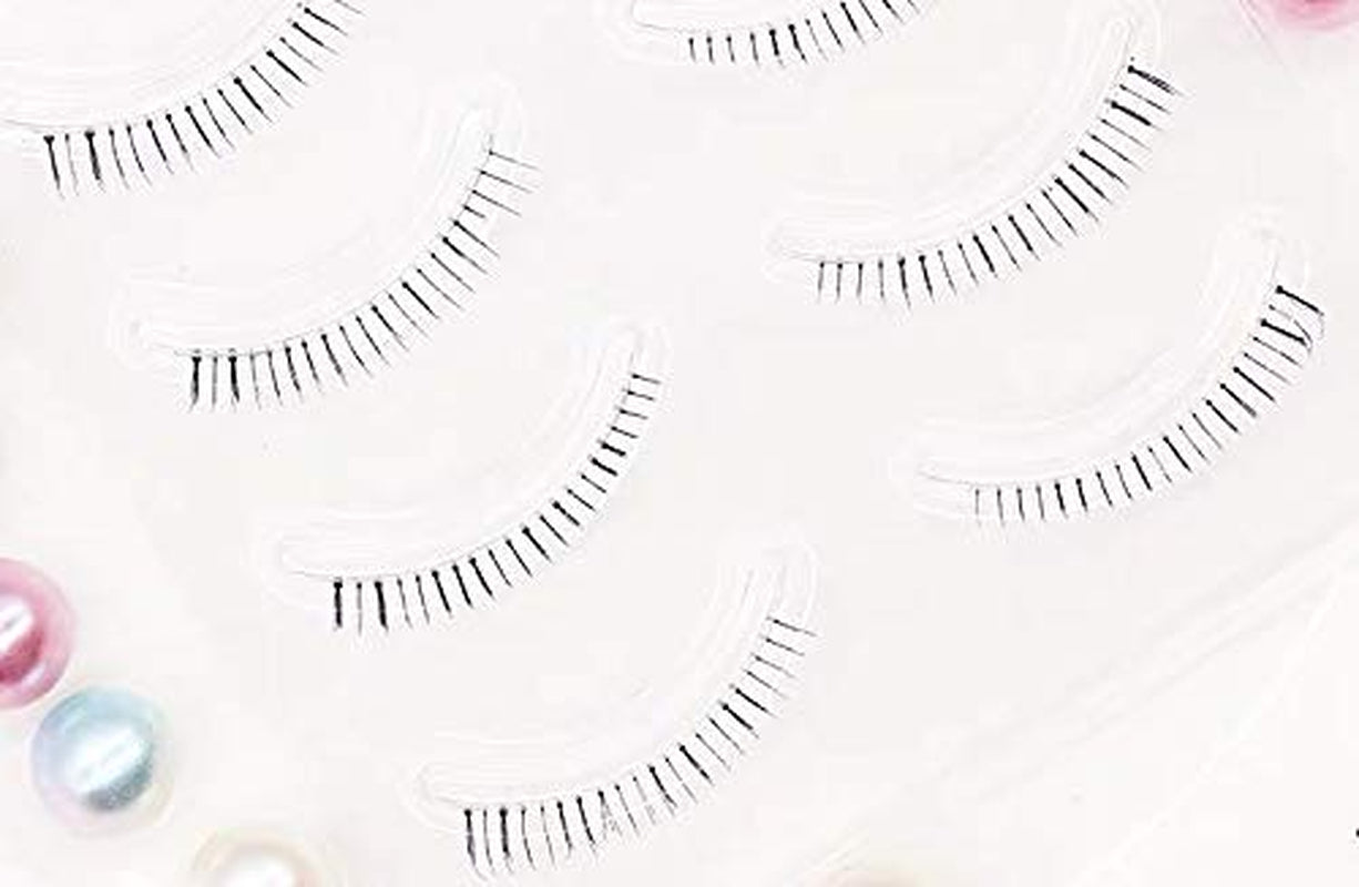 Bottom False Eyelashes - Natural Lower Lashes 4-5Mm for under Eye Enhancement, Professional Makeup Artist Choice, 4 Pairs (E1)