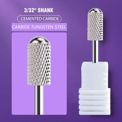 1Pc Nail Drill Bit Rotate Burr Milling Nail Cutter Bits Electric Drill Machine for Manicure Pedicure Tools